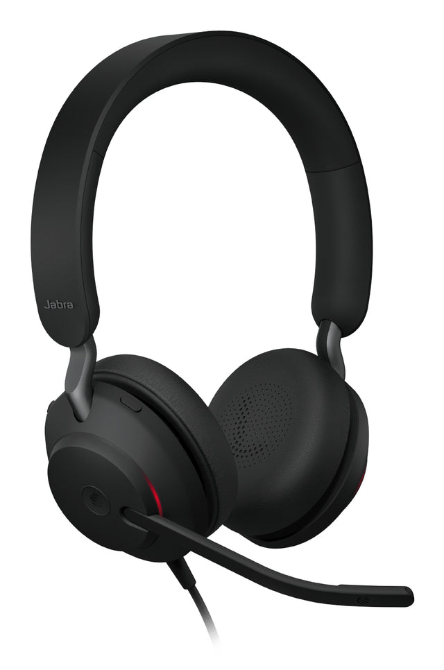Jabra Evolve2 40 SE Headset Wired Head-band Calls/Music USB Type-C / USB Type-A Black - 24189-989-799-01 JABRA
