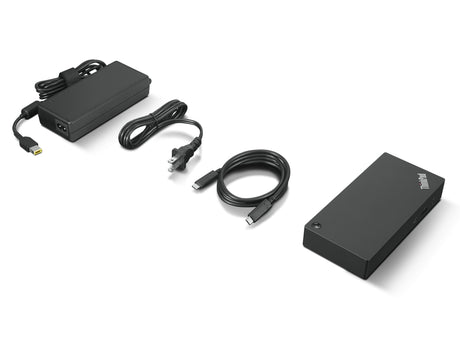Lenovo 40AY0135US laptop dock/port replicator Wired USB 3.2 Gen 2 (3.1 Gen 2) Type-C Black - 40AY0135US LENOVO