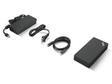 Lenovo 40AY0135US laptop dock/port replicator Wired USB 3.2 Gen 2 (3.1 Gen 2) Type-C Black - 40AY0135US