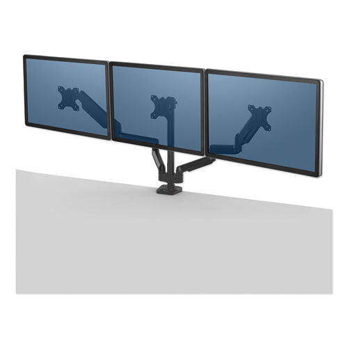 FELLOWES Platinum Series Triple Monitor Arm for 27" Monitors, 360 deg Rotation, +85/-20 deg Tilt, 36 - 8042601