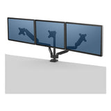 FELLOWES Platinum Series Triple Monitor Arm for 27" Monitors, 360 deg Rotation, +85/-20 deg Tilt, 36 - 8042601