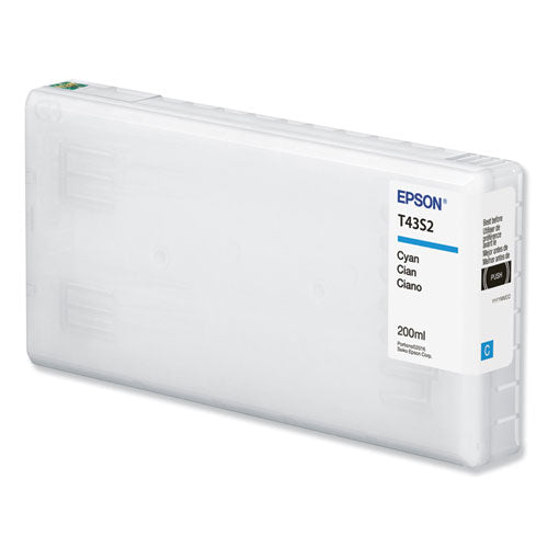EPSON T43S220 (T43S) Ink, Cyan - T43S220