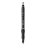 S-Gel High-Performance Gel Pen, Retractable, Bold 1 mm, Black Ink, Black Barrel, Dozen - 2096149