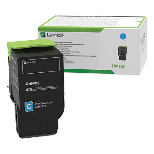 LEXMARK  Extra High-Yield Toner, 5,000 Page-Yield, Cyan - 78C1XCE