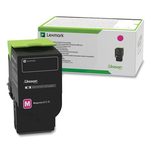 LEXMARK  Ultra High-Yield Toner, 7,000 Page-Yield, Magenta - 78C1UME