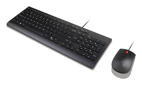 Lenovo 4X31R64400 keyboard Mouse included Universal USB US English Black - 4X31R64400 LENOVO