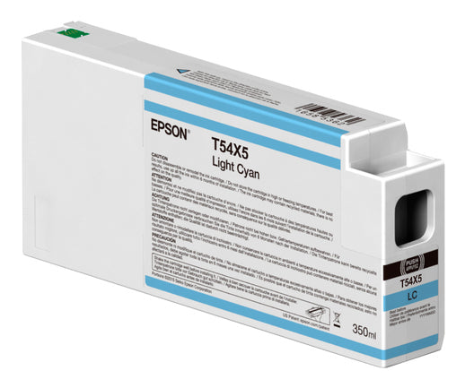 Epson Light Cyan UltraChrome HD Pigment-Based Ink Cartridge (350ml) - T54X500