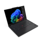 Lenovo ThinkPad T14s Gen 6 (Snapdragon) Copilot+ PC X1E-78-100 Laptop 35.6 cm (14") Touchscreen WUXGA 32 GB LPDDR5x-SDRAM 512 GB SSD Wi-Fi 7 (802.11be) Windows 11 Pro English Black - 21N10023US LENOVO
