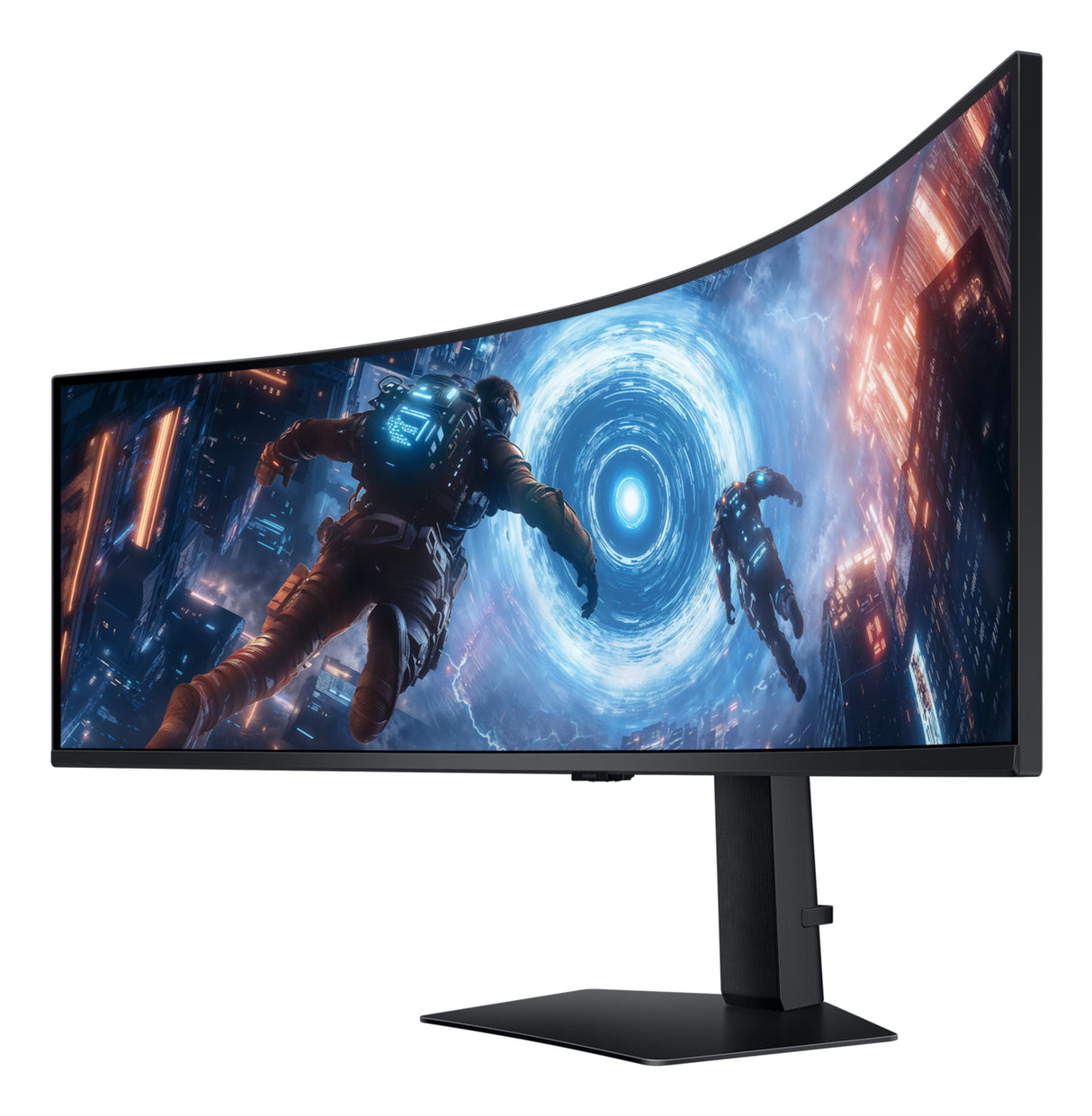 Samsung LS49FG910ENXZA computer monitor 124.5 cm (49") 5120 x 1440 pixels Dual QHD LCD Black - S49FG910EN
