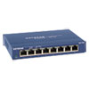 Unmanaged Gigabit Ethernet Switch, 16 Gbps Bandwidth, 192 KB Buffer, 8 Ports - GS108-400NAS