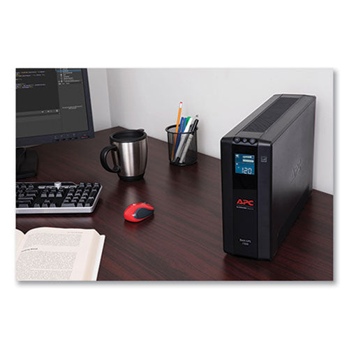 APC  Back-UPS PRO BX Series Compact Tower Battery Backup System, 10 Outlets, 1,500 VA, 789 J - BX1500M