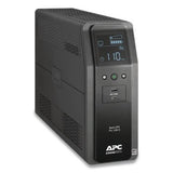 APC  Back-UPS PRO BR Series SineWave Battery Backup System, 10 Outlets, 1,350 VA, 1,080 J - BR1350MS