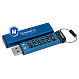 Kingston Technology IronKey 256GB Keypad 200, FIPS 140-3 Lvl 3 AES-256 Encrypted - IKKP200/256GB