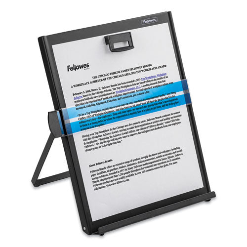 FELLOWES Metal Copyholder, Holds Up to 200 Letter Size Sheets, Black - 11053