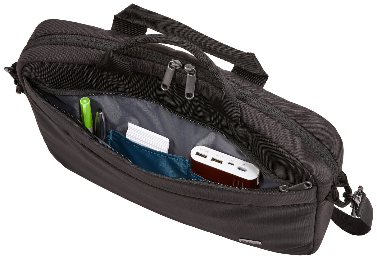 Case Logic Advantage ADVA-114 Black 35.6 cm (14") Messenger case - 3203986