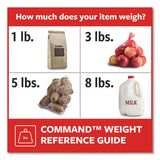 Damage-Free Hanging Picture Hanging Strip Pairs, Holds Up to 3.75 lb, Large: 0.75" x 3.65", White, 12/Pack - 17206-12ES