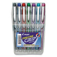 Precise Grip Rollerball Pen, Stick, Extra-Fine 0.5 mm, Assorted Ink and Barrel Colors, 7/Pack - 28864 C2G
