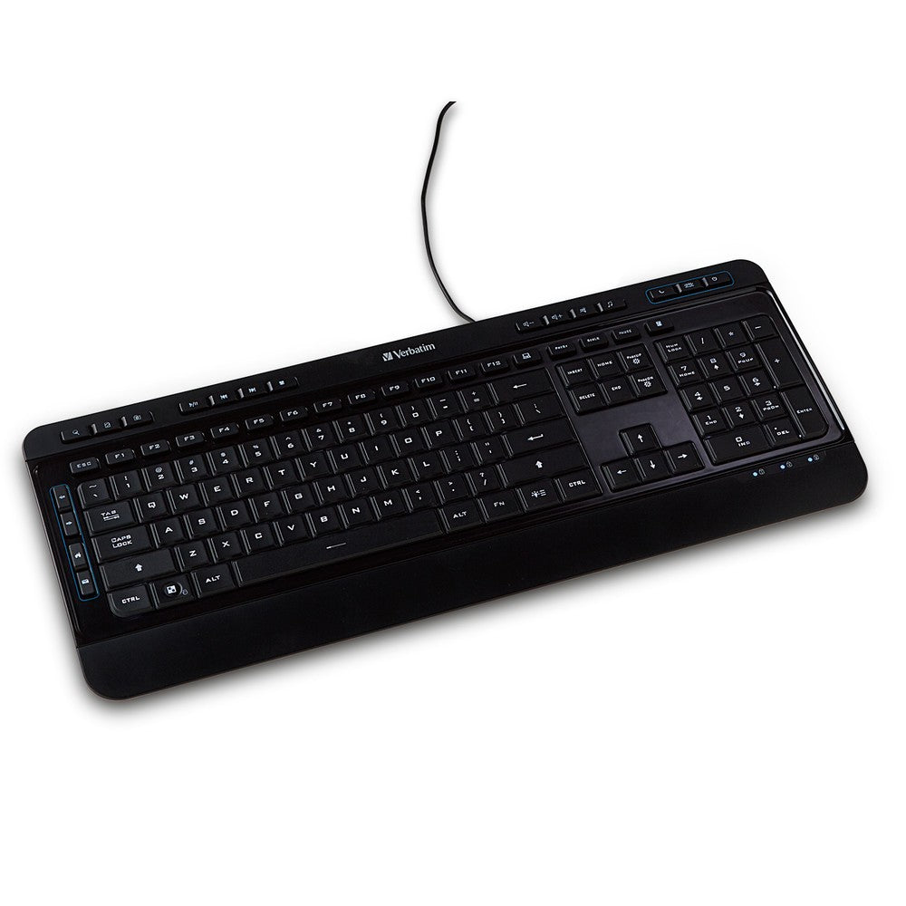 Verbatim Illuminated Wired Keyboard - 99789