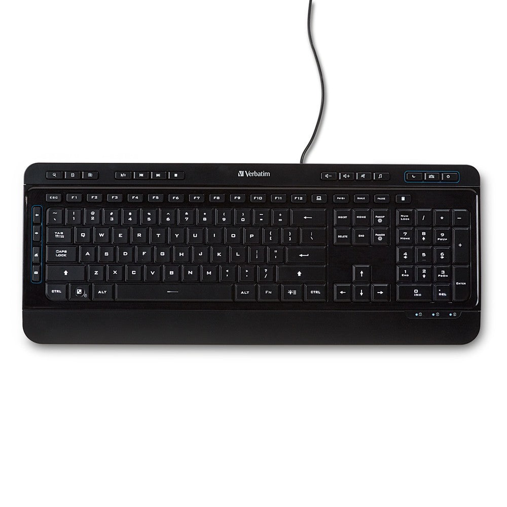 Verbatim Illuminated Wired Keyboard - 99789