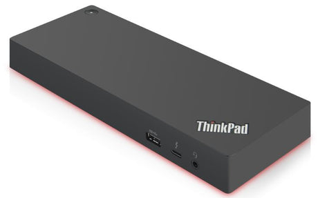 Lenovo 40AN0135US laptop dock/port replicator Wired Thunderbolt 3 Black, Red - 40AN0135US LENOVO