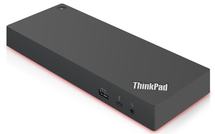 Lenovo 40AN0135US laptop dock/port replicator Wired Thunderbolt 3 Black, Red - 40AN0135US