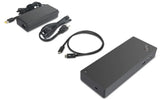 Lenovo 40AN0135US laptop dock/port replicator Wired Thunderbolt 3 Black, Red - 40AN0135US LENOVO