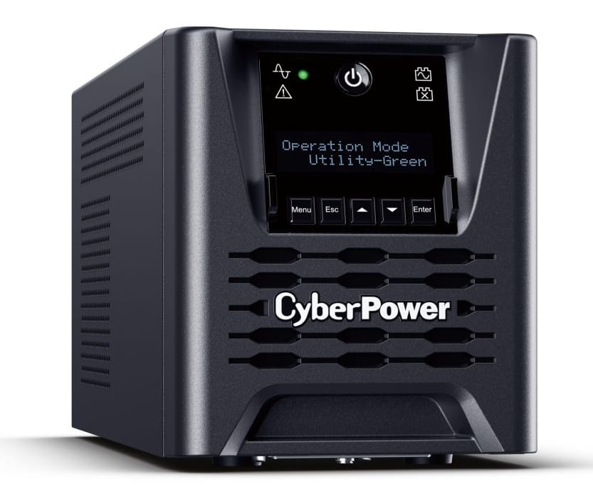 CyberPower Smart App Sinewave uninterruptible power supply (UPS) Line-Interactive 0.75 kVA 750 W 6 AC outlet(s) - PR750LCD3C CYBERPOWER