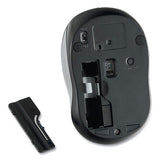Silent Wireless Blue LED Mouse, 2.4 GHz Frequency/32.8 ft Wireless Range, Left/Right Hand Use, Graphite - 99769