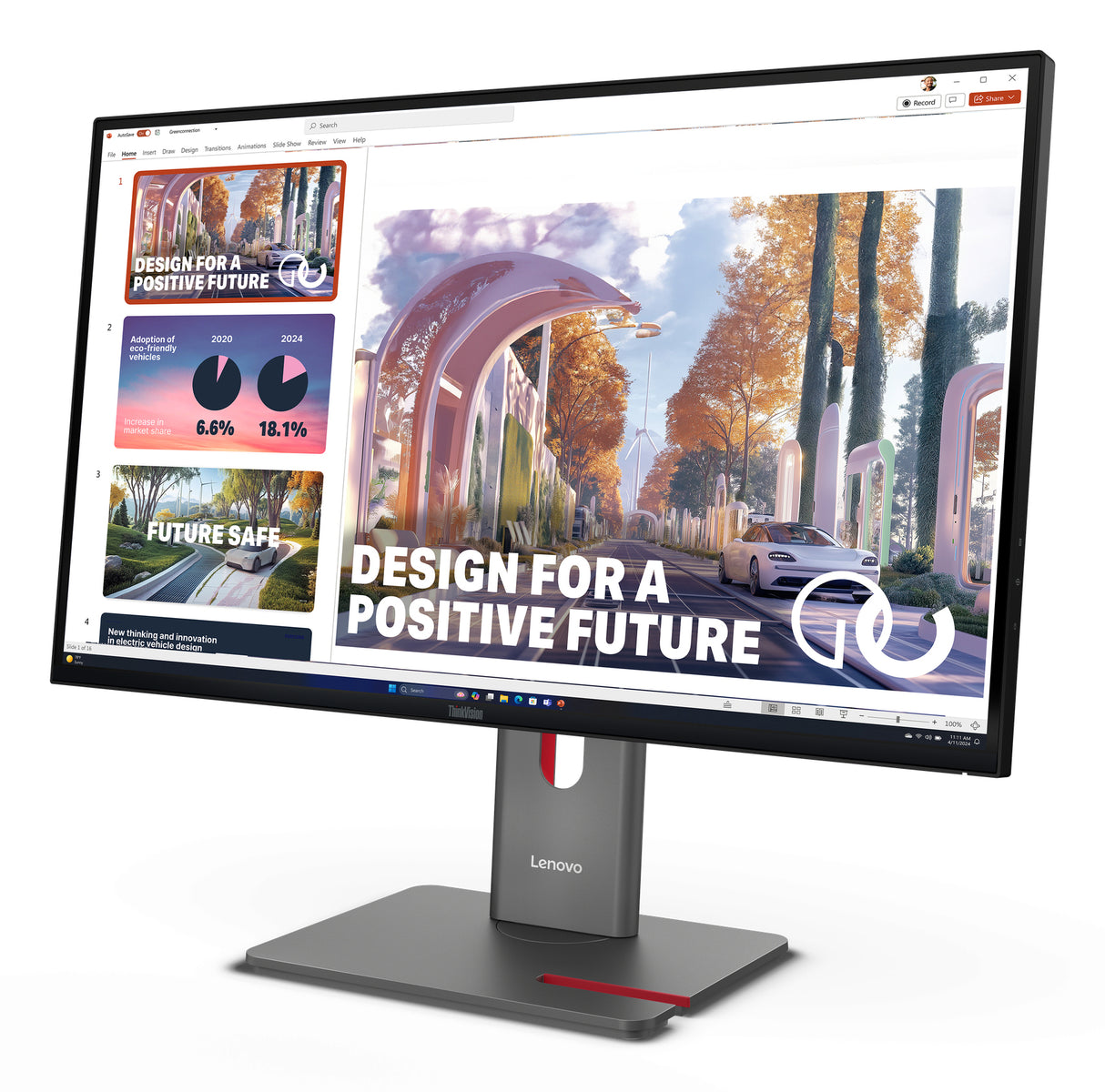 Lenovo ThinkVision P27QD-40 Monitor - 64B3GAR2UZ LENOVO