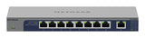 NETGEAR GS108MX-100EUS Unmanaged L2 Gigabit Ethernet (10/100/1000) Desktop/Wall-Mounting - GS108MX-100NAS