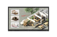 LG CreateBoard Standard interactive whiteboard 165.1 cm (65") 3840 x 2160 pixels Touchscreen Black - 65TR3DQ-B LG