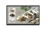 LG CreateBoard Standard interactive whiteboard 165.1 cm (65") 3840 x 2160 pixels Touchscreen Black - 65TR3DQ-B