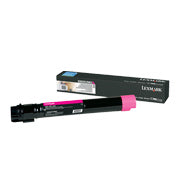 Lexmark X950/952/954 Magenta Toner Cartridge Yield 22,000 Pages - X950X2MG