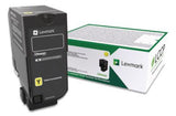 74C00YG Return Program Toner, 3,000 Page-Yield, Yellow - 74C00YG