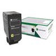 74C00YG Return Program Toner, 3,000 Page-Yield, Yellow - 74C00YG