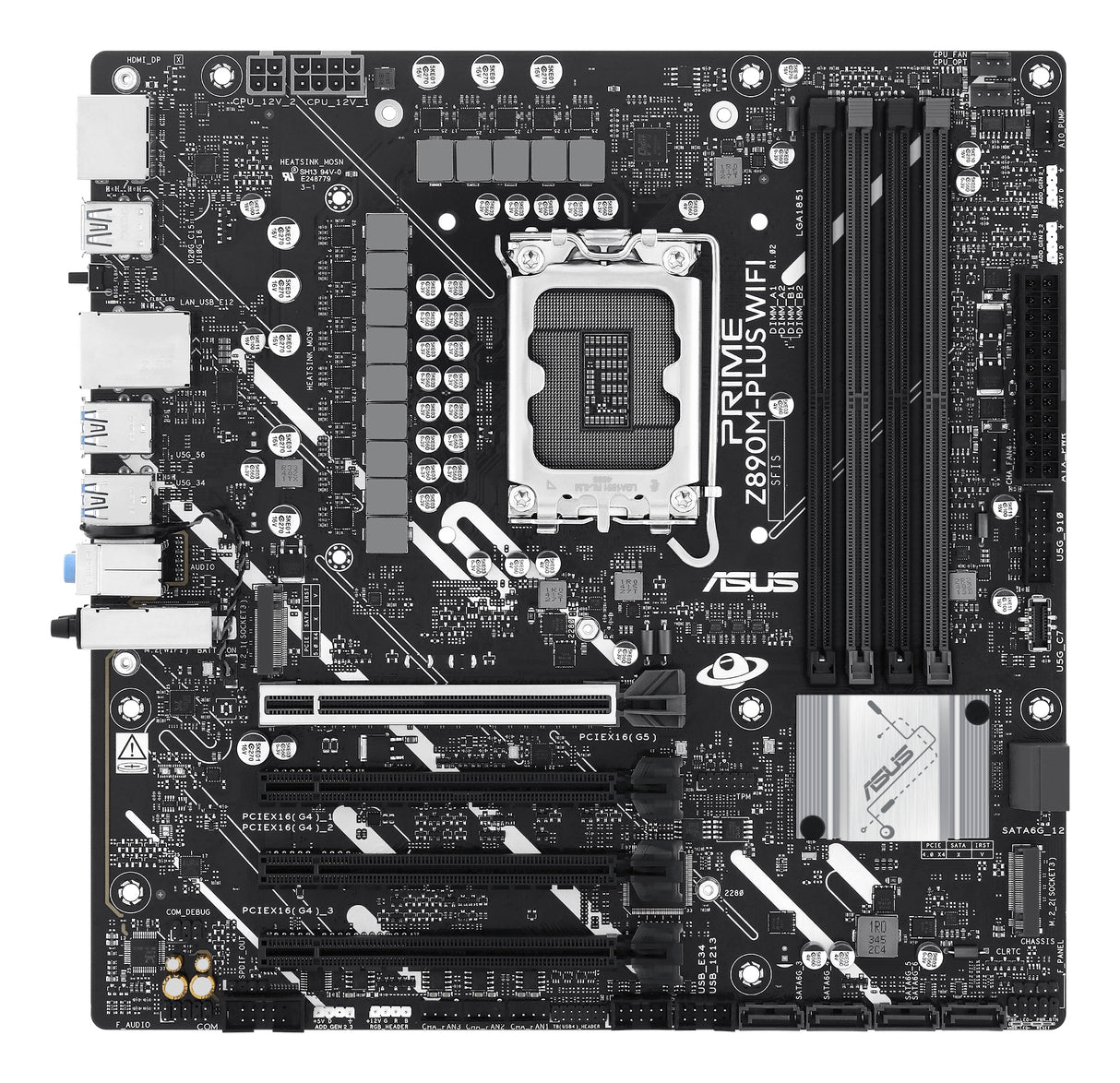 ASUS PRIME Z890M-PLUS WIFI Intel Z890 LGA 1851 (Socket V1) micro ATX - PRIME Z890M-PLUS WIFI
