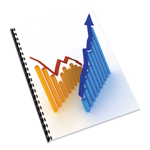 FELLOWES Expressions Linen Texture Presentation Covers for Binding Systems, Paper, Round Corners, 11 - 52113