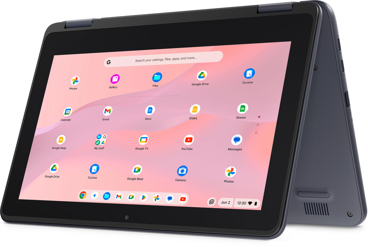 DELL Chromebook CC11260 2-in-1 Intel® N N150 Hybrid (2-in-1) 29.5 cm (11.6") Touchscreen HD 4 GB LPDDR5-SDRAM 64 GB eMMC Wi-Fi 6E (802.11ax) ChromeOS Grey - TPVH4