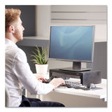 FELLOWES Designer Suites Monitor Riser, For 21" Monitors, 16" x 9.38" x 4.38" to 6", Black Pearl, Su - 8038101
