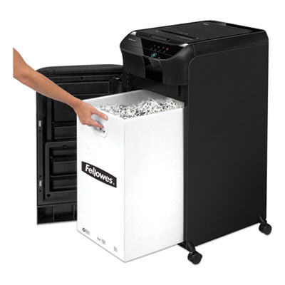 AutoMax 600M Auto Feed Micro-Cut Shredder, 600 Auto/14 Manual Sheet Capacity - 4657301 FELLOWES