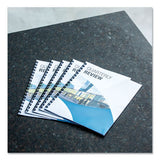 FELLOWES Crystals Transparent Presentation Covers for Binding Systems, Plastic, Square Corners, 11 x - 5204303