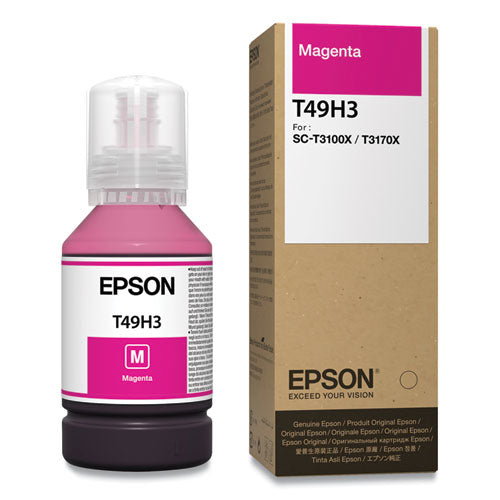 EPSON  (T49H) Ink Bottles, 140 mL, Magenta - T49H300