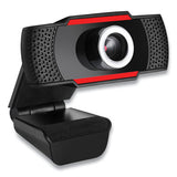 CyberTrack H3 720P HD USB Webcam with Microphone, 1280 pixels x 720 pixels, 1.3 Mpixels, Black - CyberTrack H3