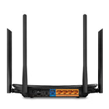TP-Link AC1200 wireless router Gigabit Ethernet Dual-band (2.4 GHz / 5 GHz) Black - ARCHER A6