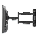 FELLOWES Full Motion TV Wall Mount, 16.25w x 19.75d x 17.87h, Black - 8043601