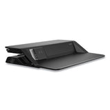 FELLOWES Lotus DX Sit-Stand Workstation, 32.75" x 24.25" x 5.5" to 22.5", Black - 8080301