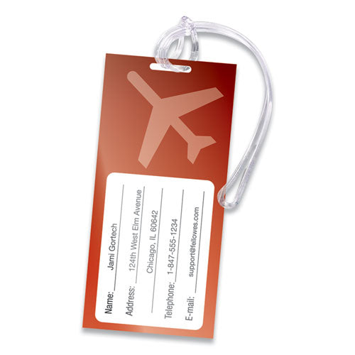 FELLOWES Laminating Pouches, 5 mil, 4.25" x 2.5", Gloss Clear, 50/Pack - 52034