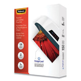 FELLOWES ImageLast Laminating Pouches with UV Protection, 5 mil, 9" x 11.5", Clear, 150/Pack - 5204007