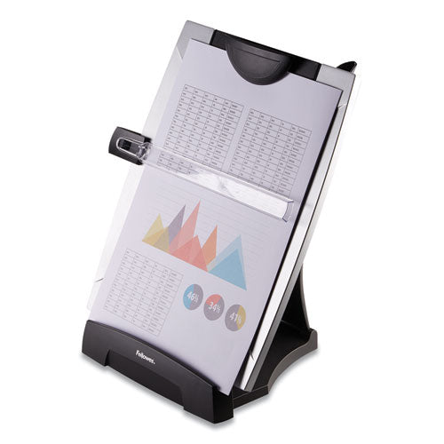 FELLOWES Office Suites Desktop Copyholder with Memo Board, Holds Up to 150 Legal Size Sheets, Plasti - 8033201