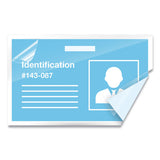 FELLOWES Self-Adhesive Laminating Pouches, 5 mil, 3.88" x 2.38", Gloss Clear, 5/Pack - 5220101